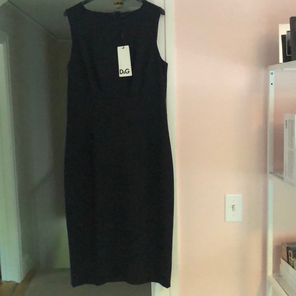 D&G Classic Black Shift Dress